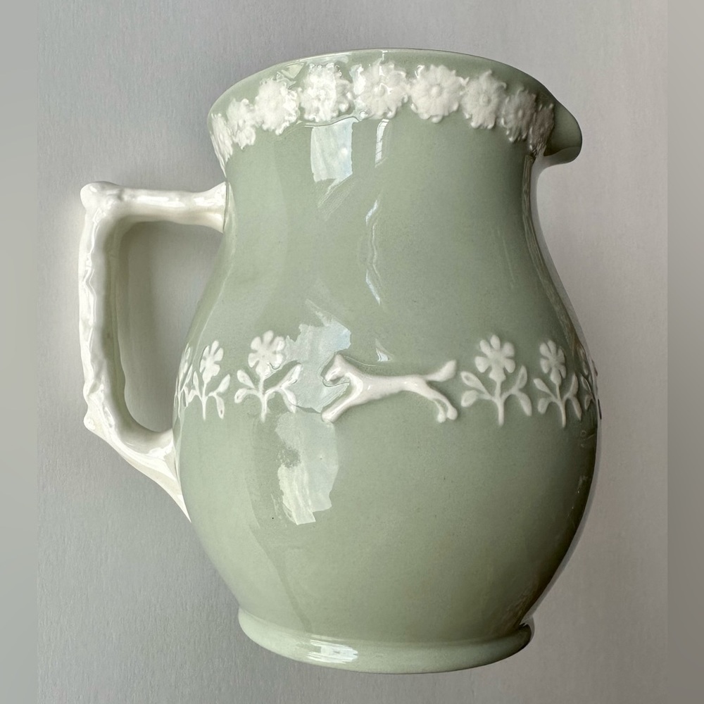 Vintage Spode Fortuna Sage Pitcher - Picture 2 of 9